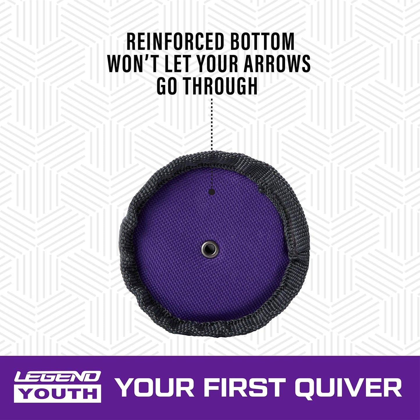 Legend Arrow Quiver for Kids and Adults - Arrow Case for 16 Arrows - Back Bow Quiver for Left or Right-Handed Archers - Sling Arrow Carry Case - Arrow Holders for Archery with Padded Shoulder Strap