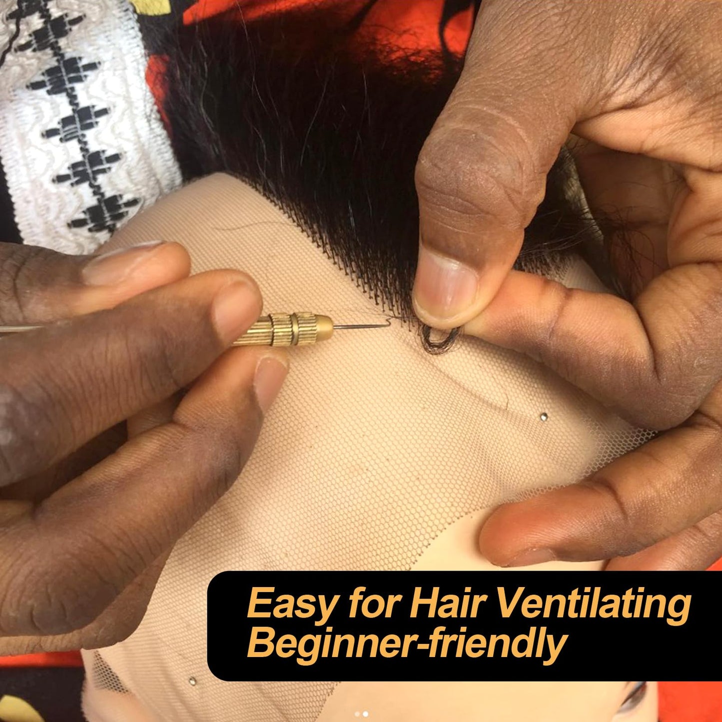 BEEOS 13x6 Transparent Lace for Wig Making, 5 Pieces Lace Net for Making Full Frontal Wigs Accessories for Repairing Wig Cap