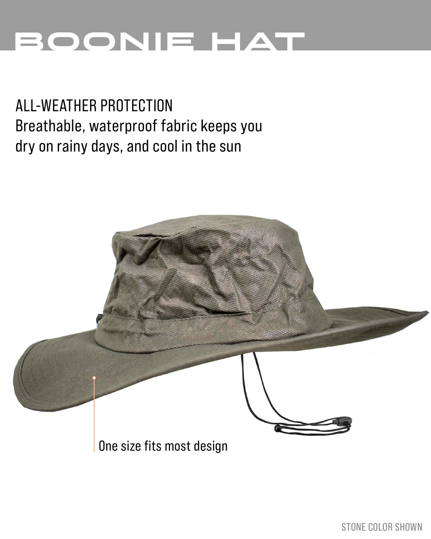 FROGG TOGGS Boonie Hat - Fishing hat offers waterproof, breathable, sun protection