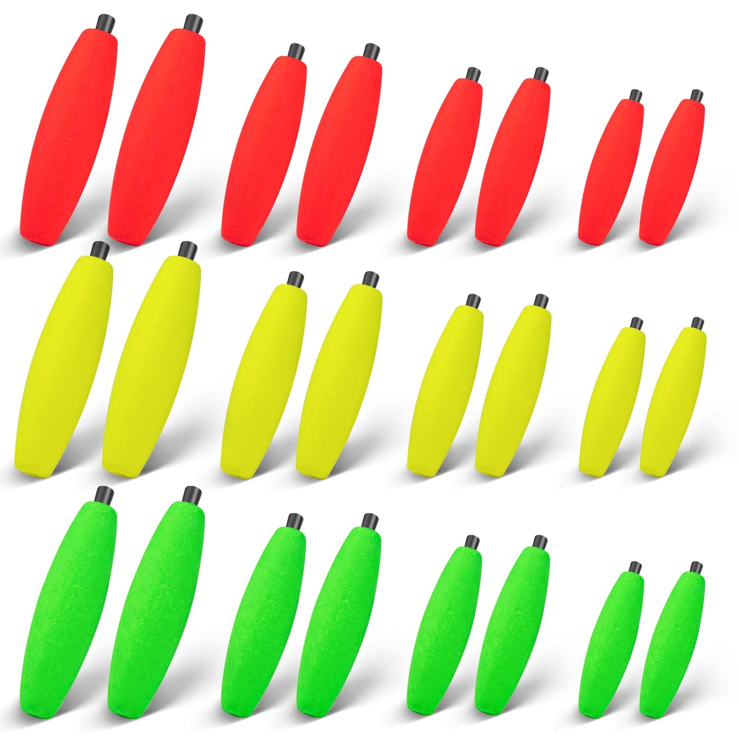 Narcissus Fishing Bobbers Floats for Catfish, Vibrant Hard Foam Fishing Peg Floats,Strong Buoyancy for Fishing Freshwater Saltwater,Perfect for Santee Catfish Rig
