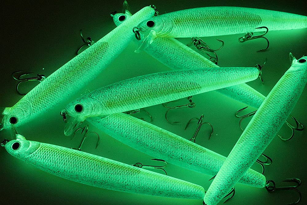 LUCKY CRAFT Flashminnow 110 (653 Super Glow OB Sexy Smelt)