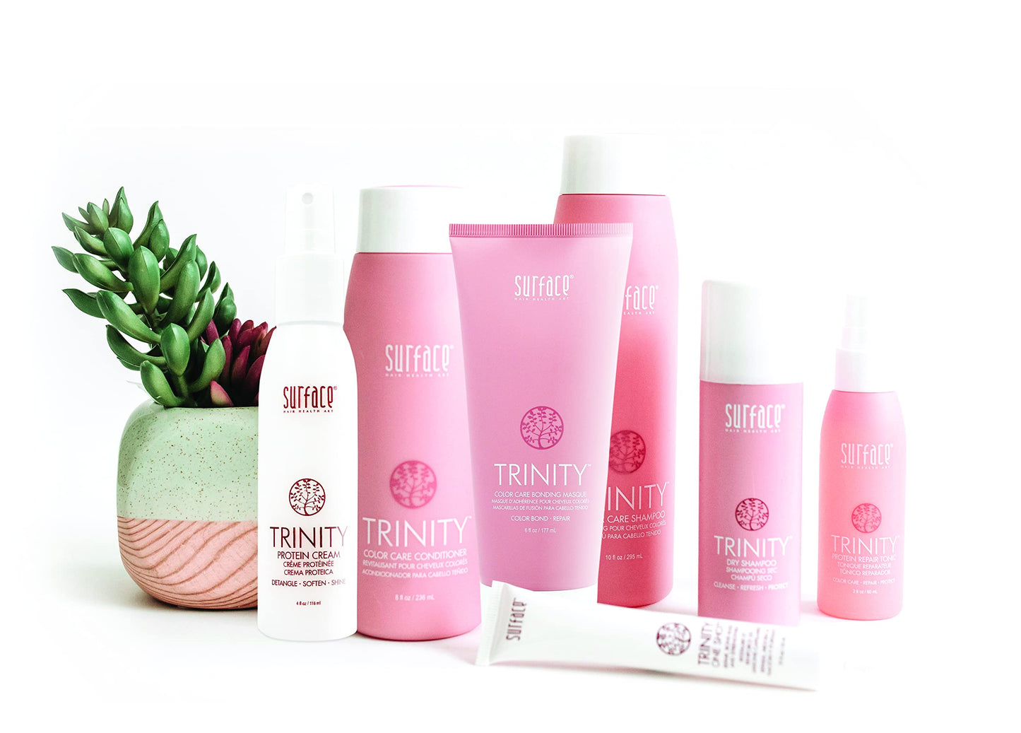 Surface Hair - Trinity Color Care One Shot Protein Repair Tonic– Cleansing, Shine, and Volume for Color Treated Hair - 32 fl oz