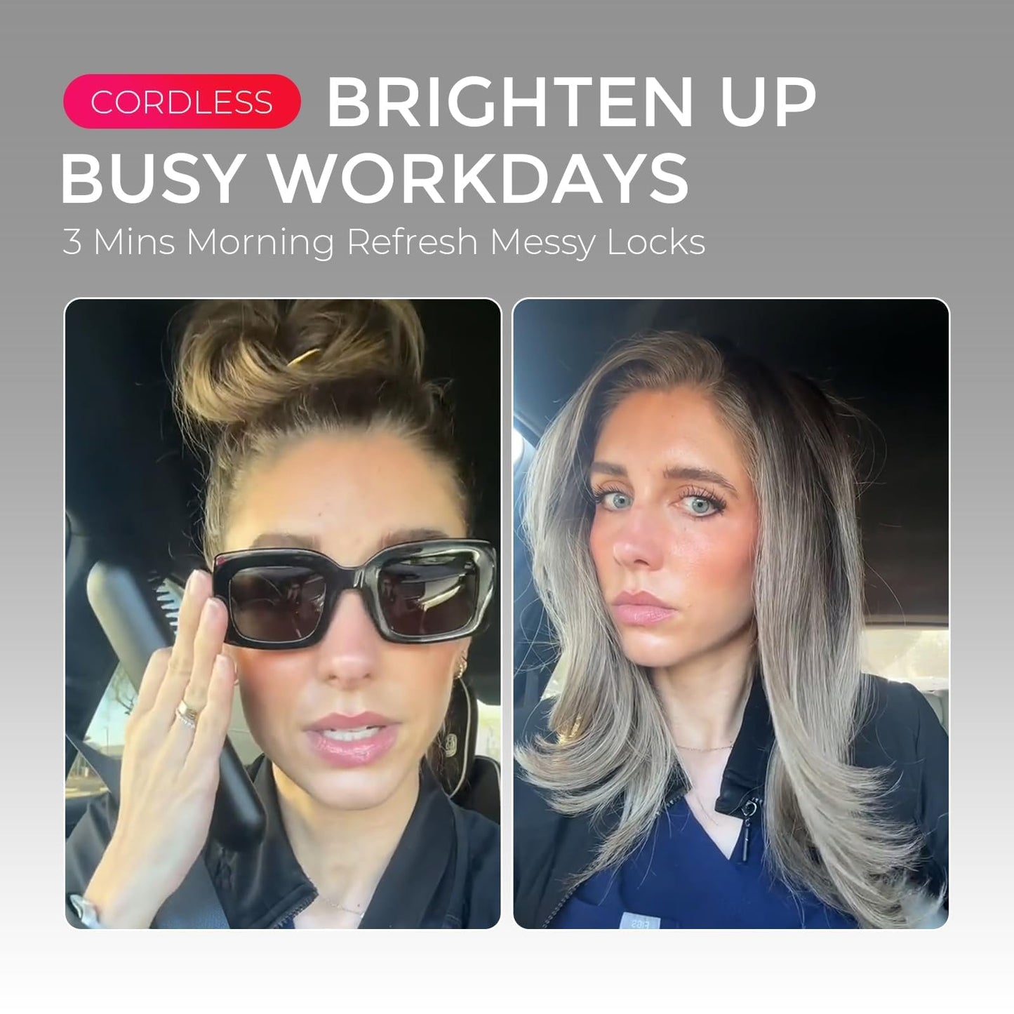 TYMO Cordless Hair Straightener Brush - Upgrade Porta ECO Portable Straightening Brush for Travel, Mini Hot Straightening Comb for Women, Ceramic Coating, Lightweight for Touch-ups,Anti-Scald, Black