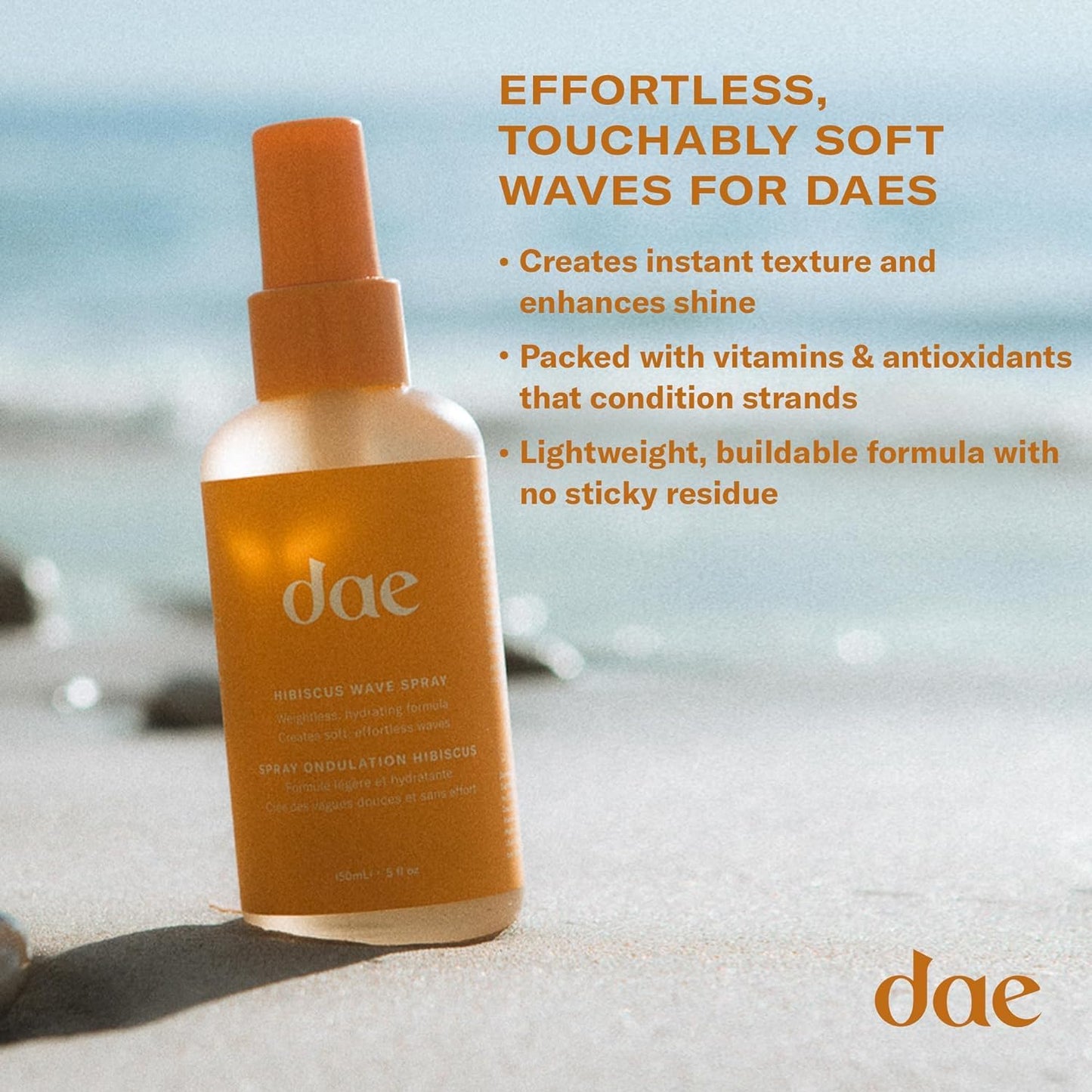 DAE Hair Merry Little Minis Set (3-1 Styling Cream, Signature Shampoo & Conditioner, Dry Heat Mist, Hibiscus Wave Spray & Stargloss Treatment)