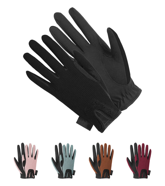 Thapower Kids Horse Riding Gloves Girls Youth Equestrian Gloves Summer Winter Outdoor Sports Horseback Riding Glove Cycling Biking Driving Gardening Mittens