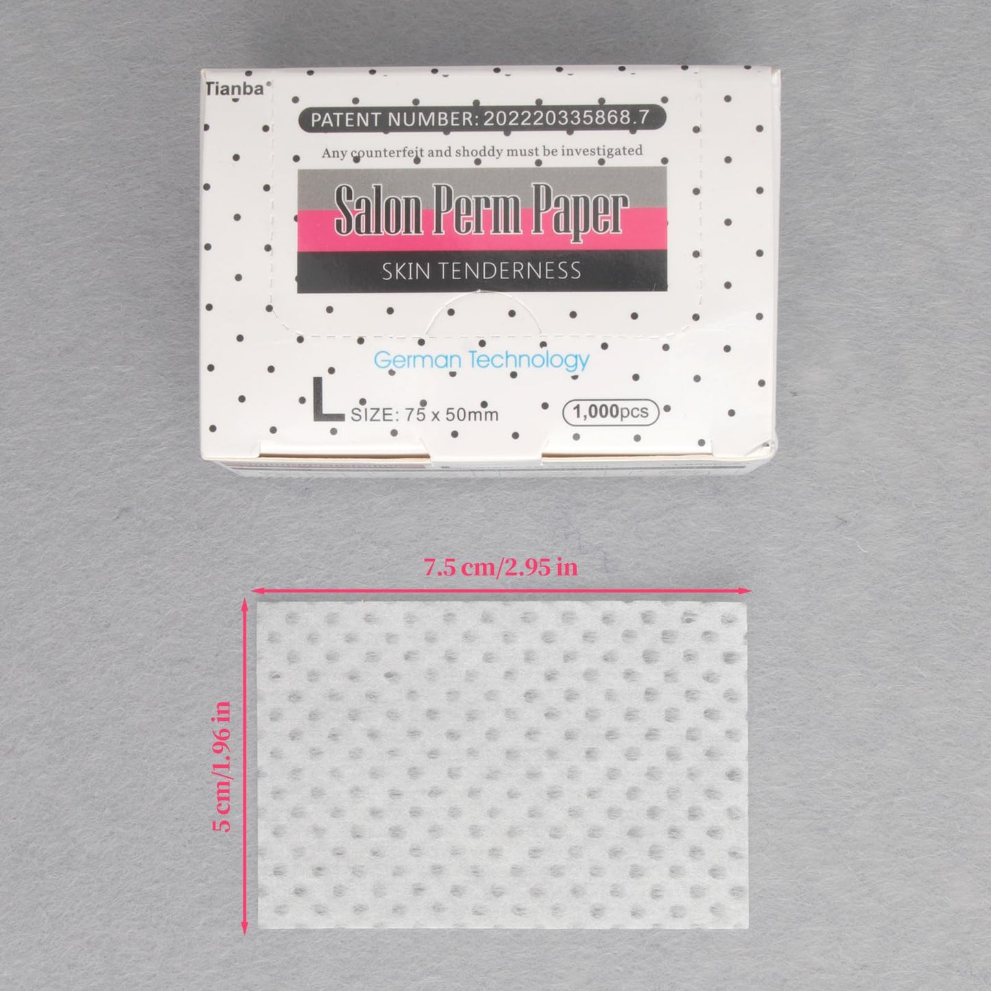 Hair Perm Paper, 1000pcs Ultra-thin Mesh Breathable Extraction Designs Perming Paper Suitable Hair Salon Shop Professional Stylist Home Salon Tool(1 Box)