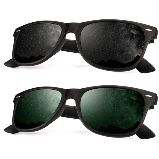 Reglaaly Sunglasses Men and Womens, Polarized Sunglasses for men with UV Blocking Semi-Rimless Frame for Driving & Hiking