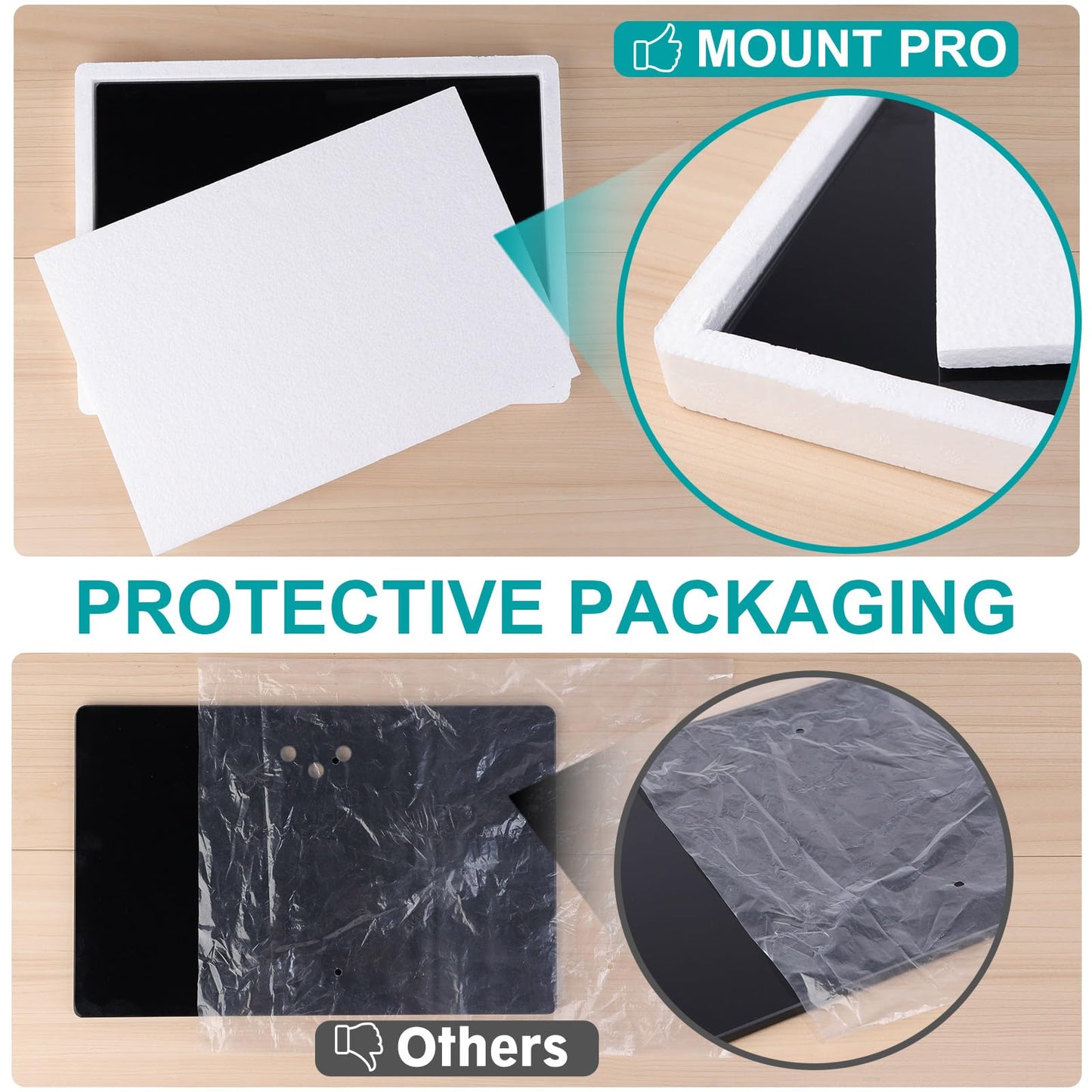 MOUNT PRO Universal Swivel TV Stand Base, Table Top TV Stand for 37 to 65, 70, 75 Inch LCD LED TVs, Height Adjustable TV Mount Stand with Tempered Glass Base, Holds up to 88lbs, Max VESA 600x400mm