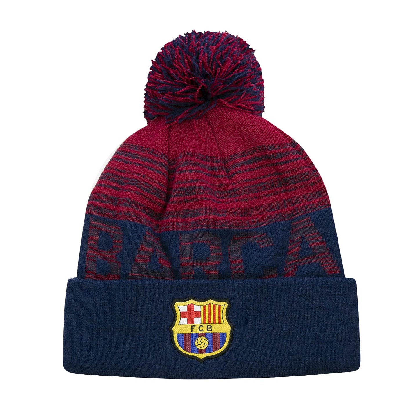 Icon Sports Spanish Primera Liga Barcelona Mens Beanies, Navy Blue, OSFM