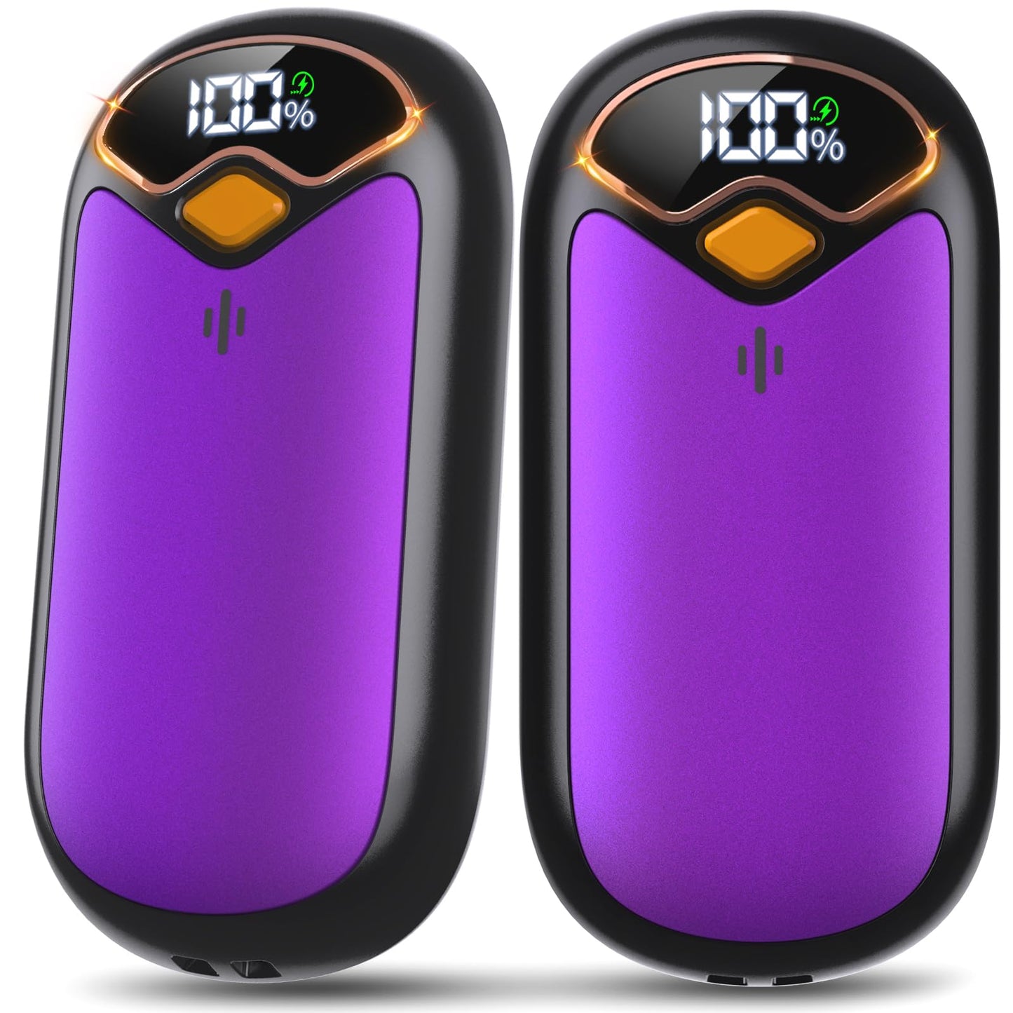 Hand Warmers Rechargeable - 7000mAh Electric Hand Warmer Reusable 2 Pack, LED Digital Display, 20 Hrs Warmth Hand Warmers Heats Up to 132℉, Magnetic Portable Hand Warmer for Golf, Camping, Hunting