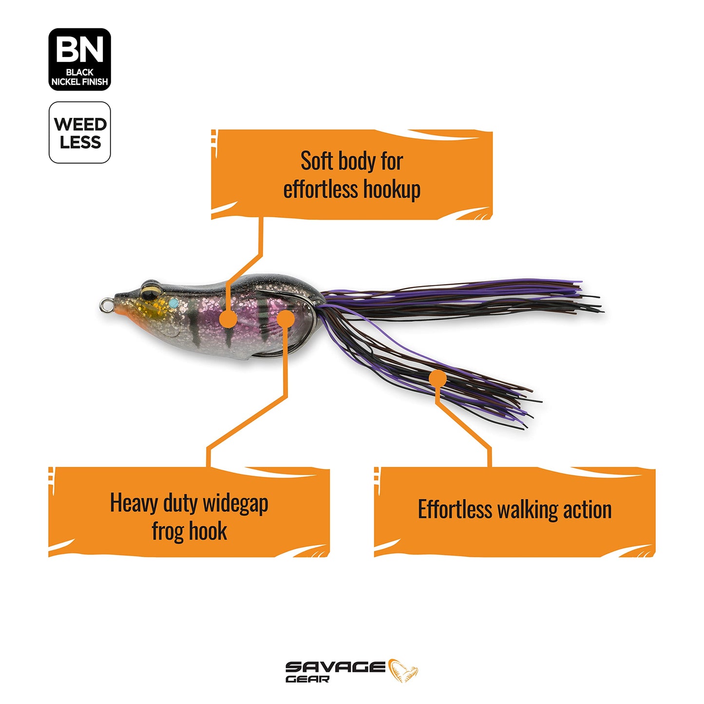 Savage Gear Hop Walker Frog - Top Water Lure