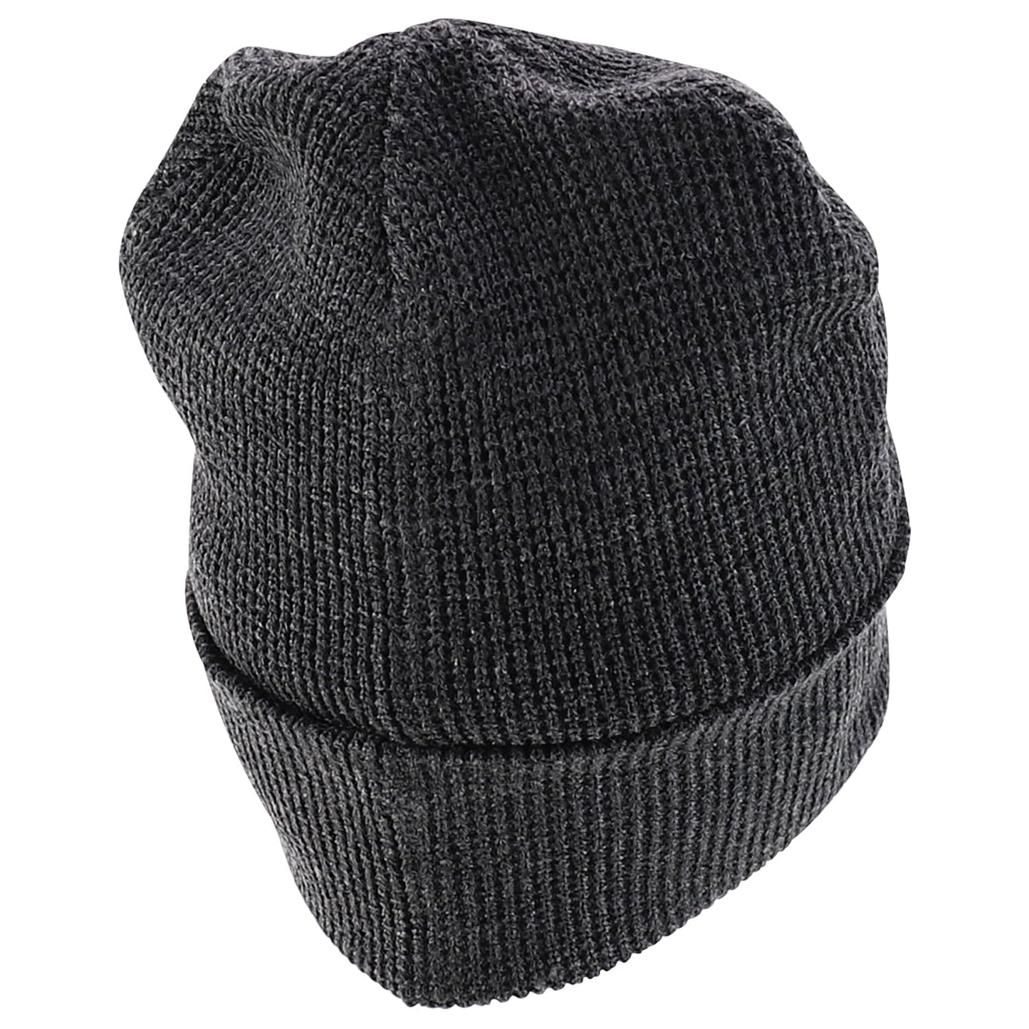 Armycrew XXL Oversized Waffle Knit Pattern Winter Long Beanie - Charcoal