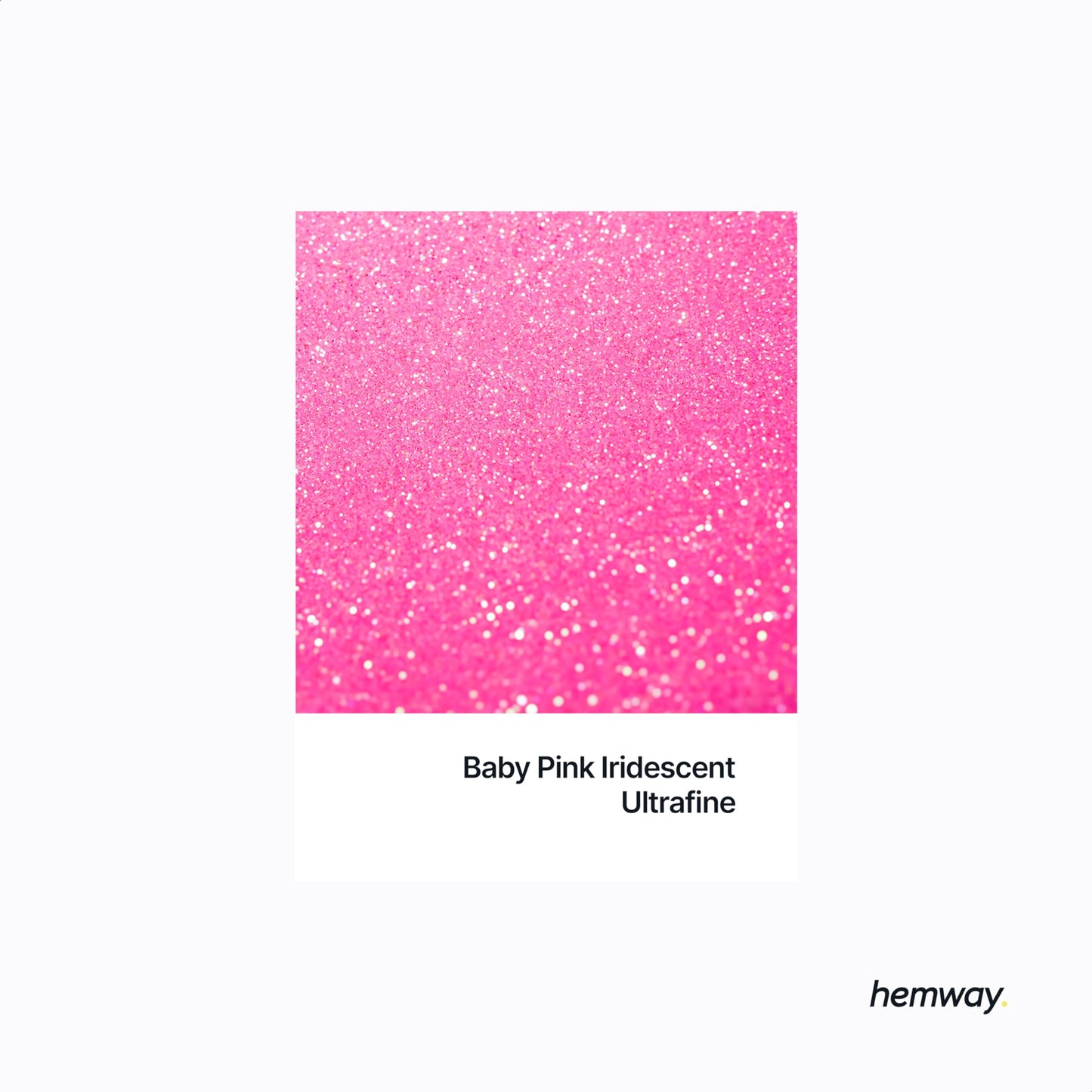 Hemway Ultra Sparkle Glitter Baby Pink 100g / 0.35oz Multi-Purpose Epoxy Resin Arts & Crafts Cosmetic Safe Body Hair Face Nail Weddings Art Beauty Tumblers Flowers Decoration Powder Dust Premium