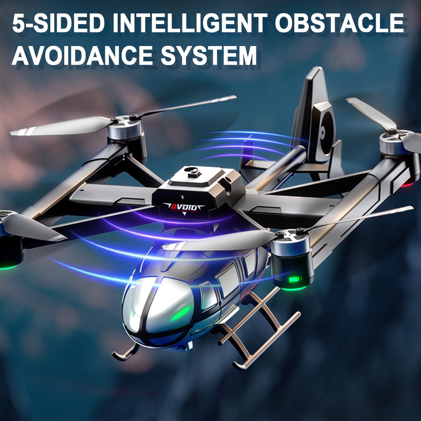 Losbenco Camera Drone for Kids 8-12 & Adults, Beginner-Friendly Mini Drone with 360° Flips, One-Key Take Off/Landing, Headless Mode, 2 Batteries, RC Quadcopter Toys for Boys Girls