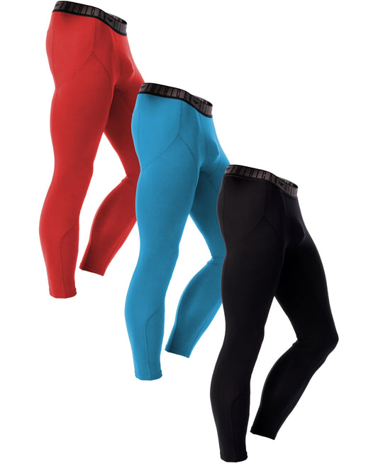 AMERICAN HEAVEN Men's Base Layer/Athletic/Running Tights/Leggings-Soft Thermal Bottoms| Multi Packs