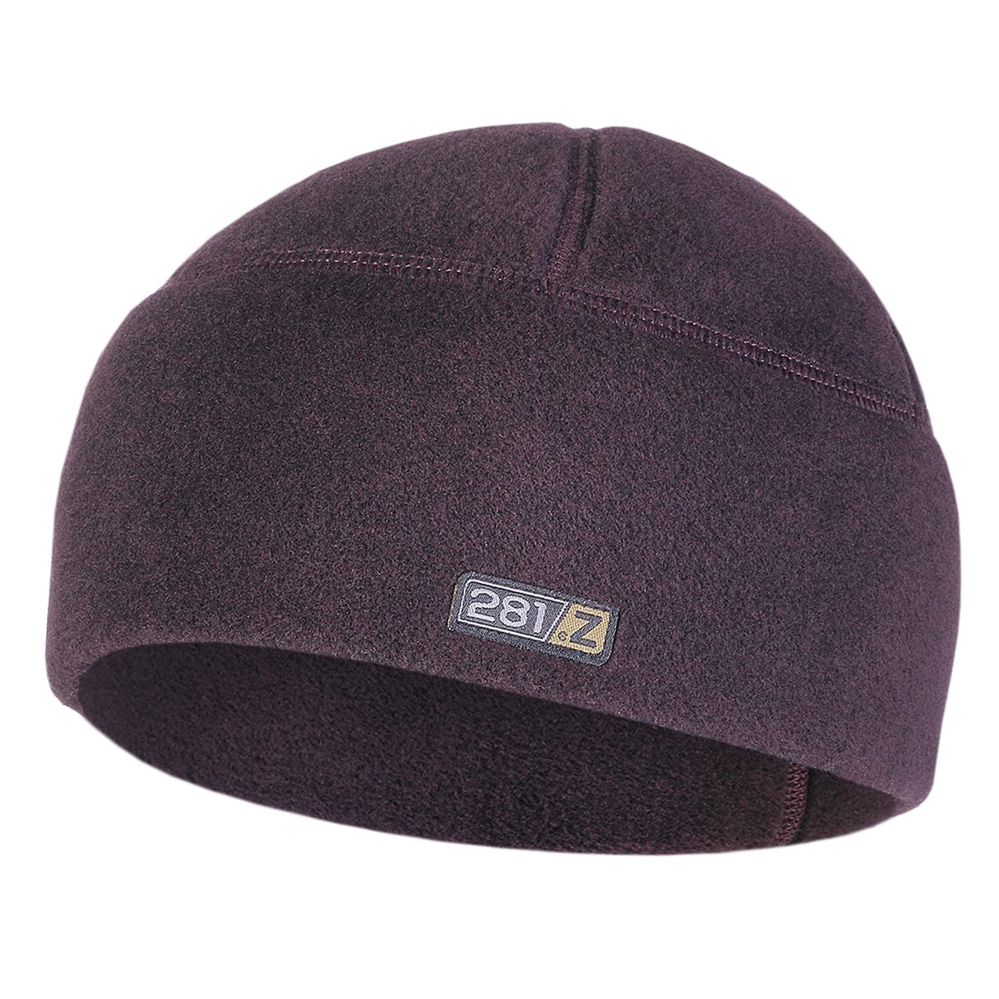 281Z Polartec Thermal Pro Winter Skull Cap - Military Tactical Outdoor Sport - Watch Cap Fleece Beanie (Dark Plum, Small)