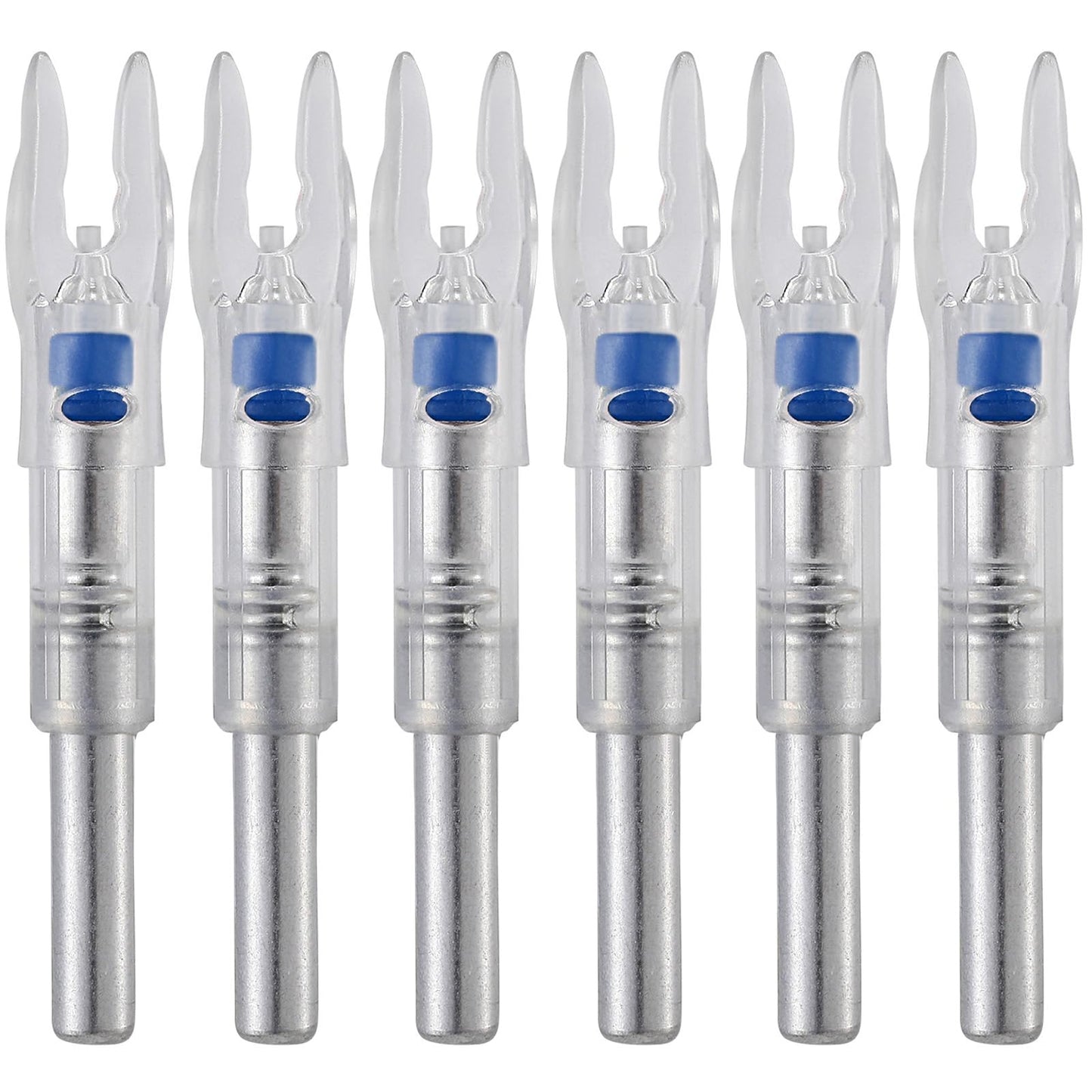KEAUP 12-Pack or 6-Pack S Lighted Nocks for Arrows .244/6.2mm Lighted Arrow Nocks for Archery Hunting, Screwdriver Included