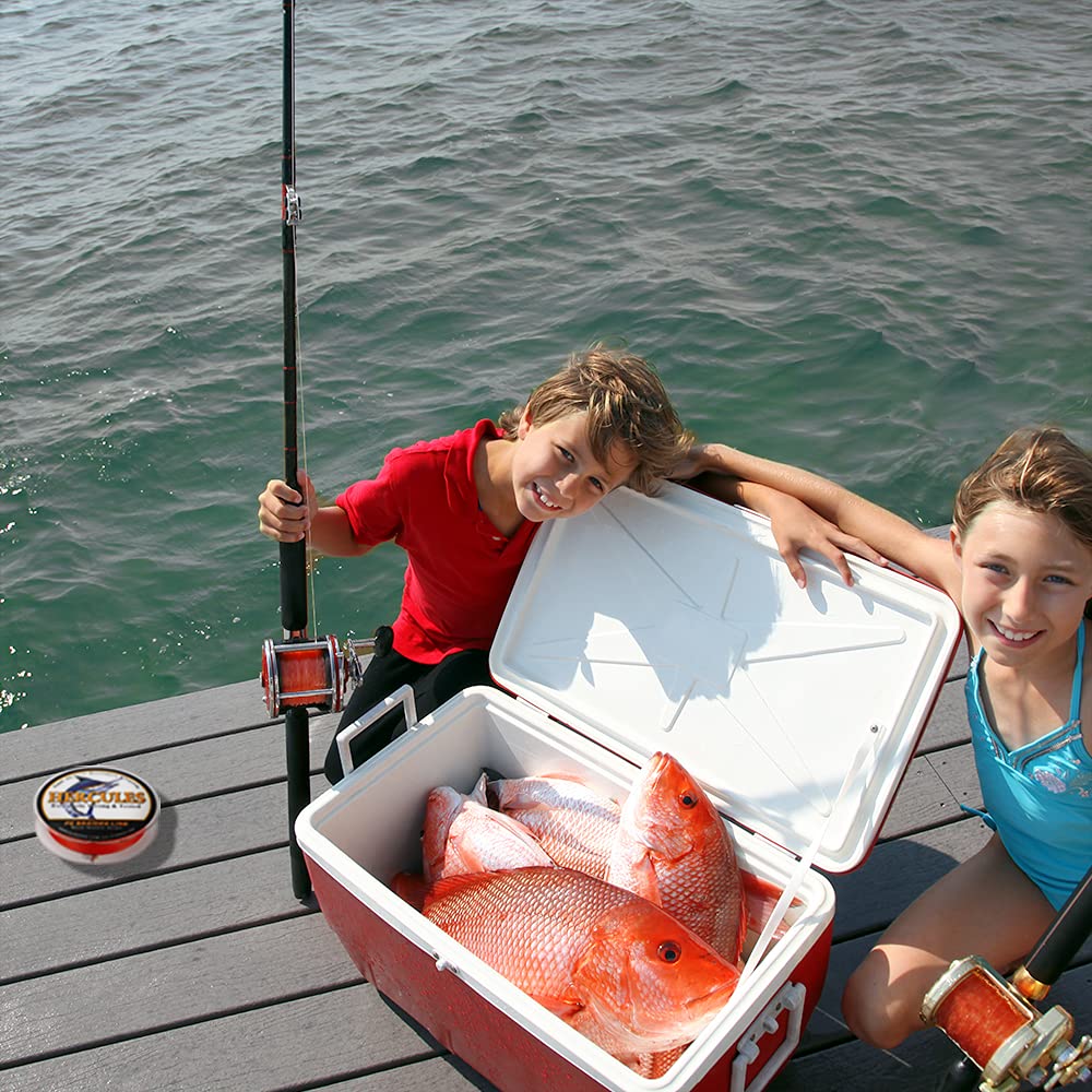 HERCULES Braided Fishing Line 12 Strands, 100-2000m 109-2196 Yards Braid Fish Line, 10lbs-420lbs Test PE Lines for Saltwater Freshwater - Army Green, 10lbs, 100m