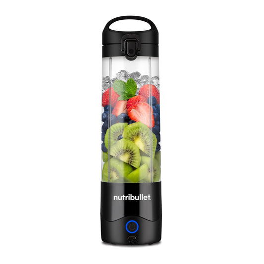 nutribullet Portable Blender, Cordless, 20oz Vessel, Personal Blender, USB-C Rechargeable, Black, NBPB50100K