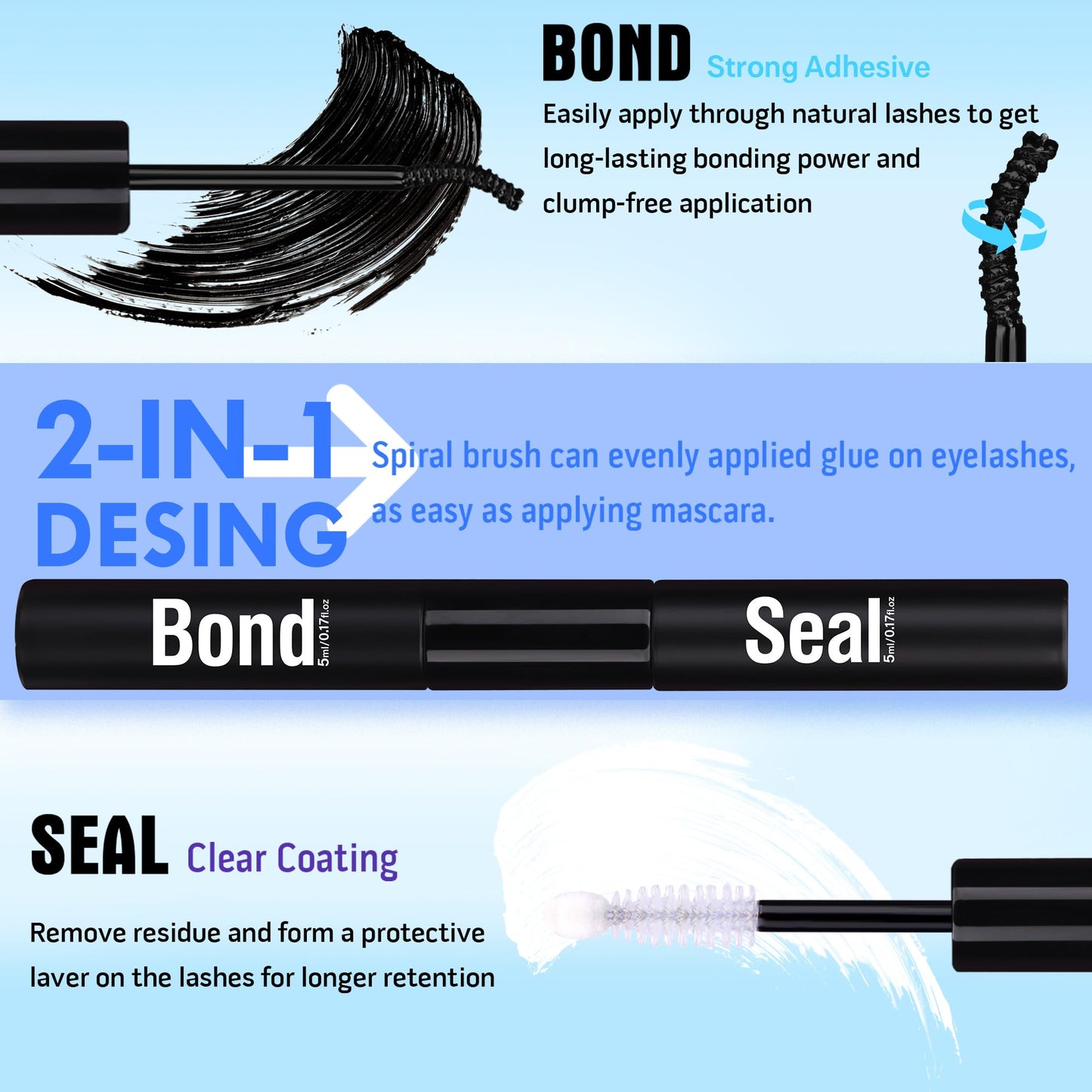 Geeneiya Wispy Lash Clusters Kit 70D+90D Lash Extension Kit 10-18mm Natural Cluster Eyelash Extensions Kit Individual Lashes with Waterproof Lash Bond and Seal Glue, Lash Tweezers (300PCS)