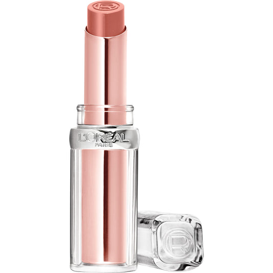 L'Oreal Paris Glow Paradise Hydrating Balm-in-Lipstick with Pomegranate Extract, Beige Eden, 0.1 Oz