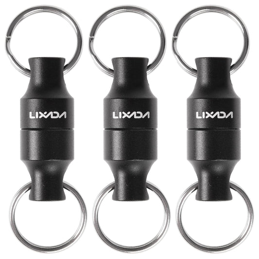 LIXADA Magnetic Net Release Holder Fly Fishing Net Retractor Fishing Net Keeper Magnet Clip Landing Net Connector for Fishing Hooks, Lures, Flies, Trout Line