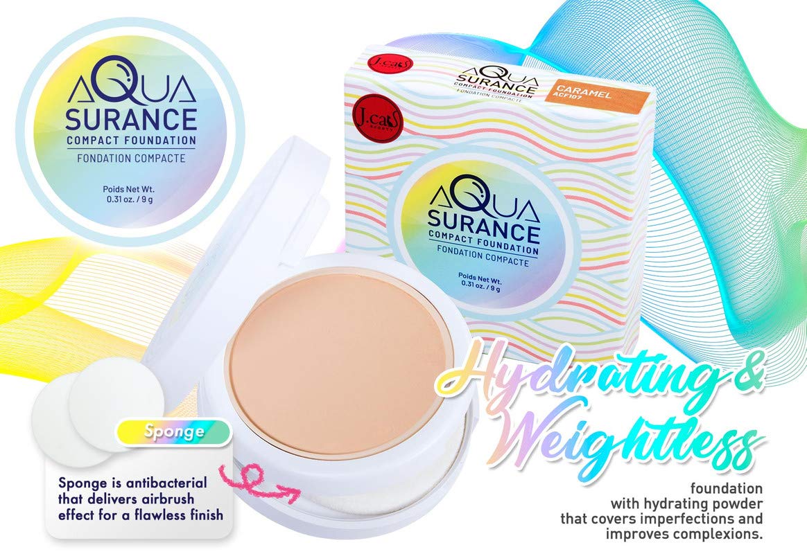J.CAT BEAUTY Aquasurance Compact Foundation - Autumn Spice