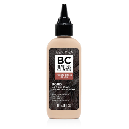Clairol Professional Beautiful Collection Hair Color, 8D Light Ash Brown, 3 oz. - Packaging May Vary