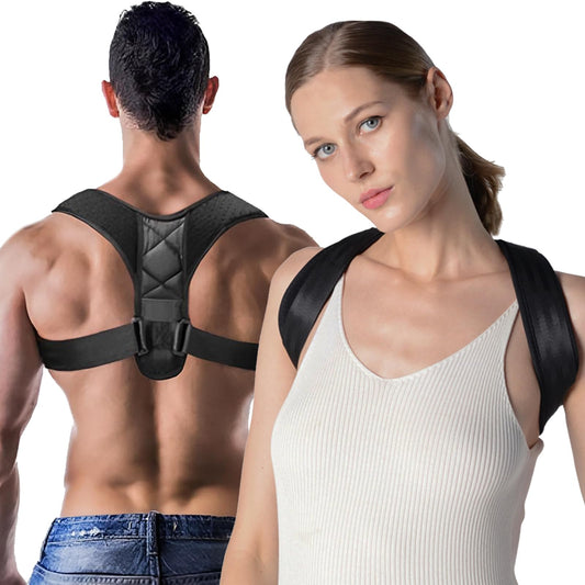 zdzdzg Posture Corrector for Women and Men, Back Straightener Posture Brace Corrector, Upper Back Brace Adjustable Posture Corrector for Back Pain Relief, Corrector de Postura para Hombre Mujer (M)
