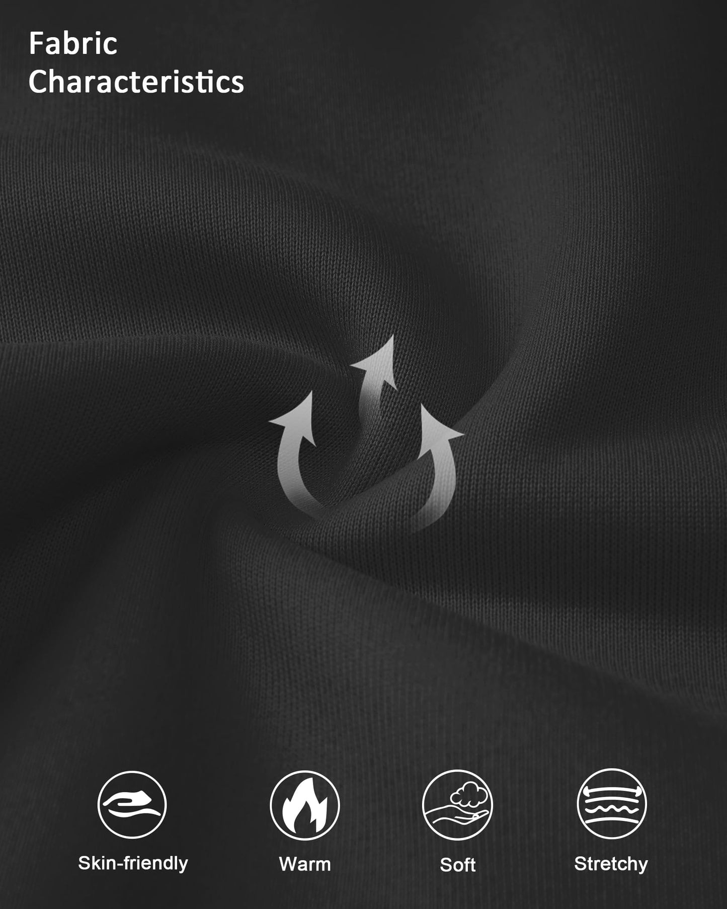 Jomiolo Long Sleeve Cute Hoodies Winter Clothes For Women Tops Womens Oversized Crew Neck Sweatshirt Turtleneck Pullover-Black-L