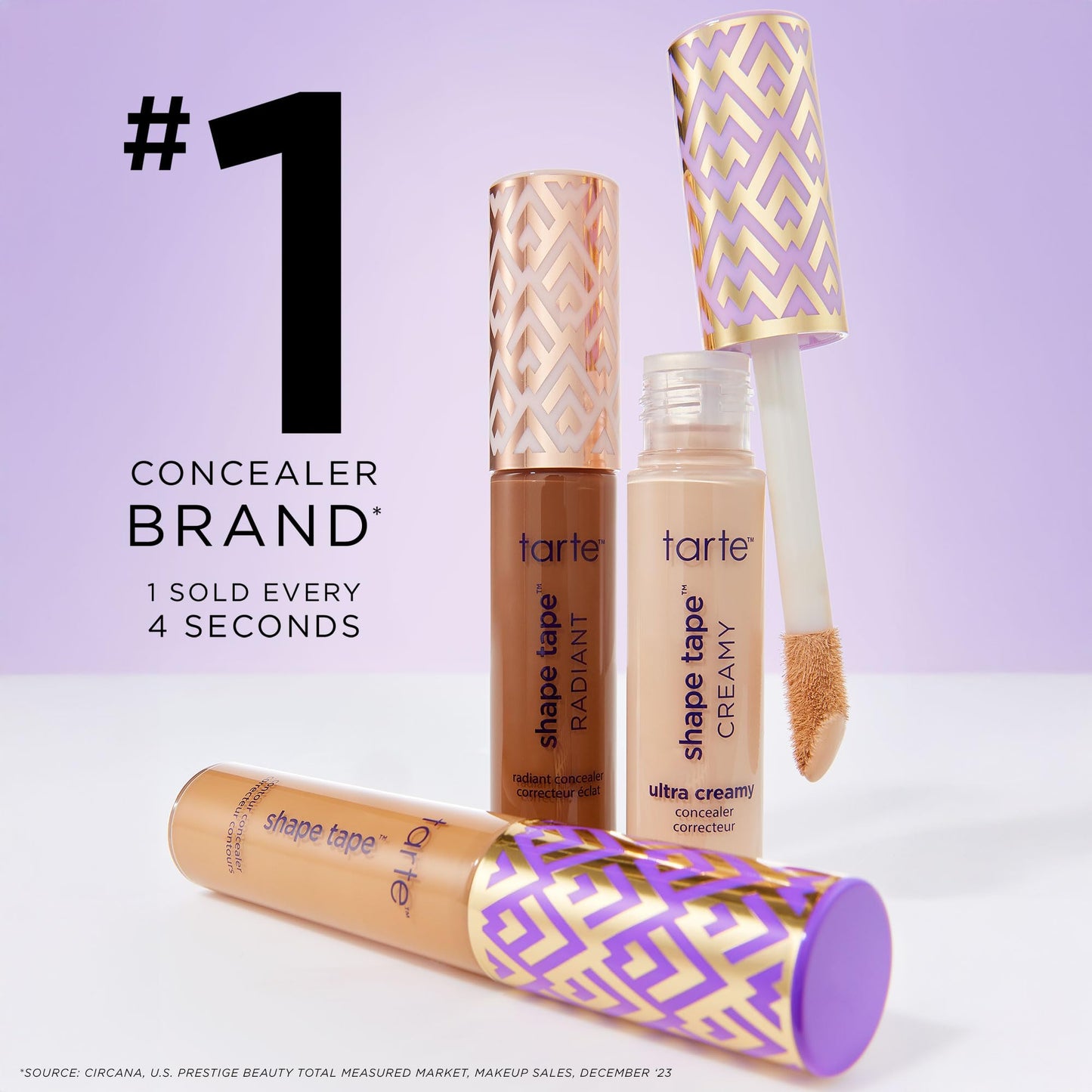 tarte shape tape radiant medium coverage concealer - 22B light beige (light skin with cool, pink undertones) - full size