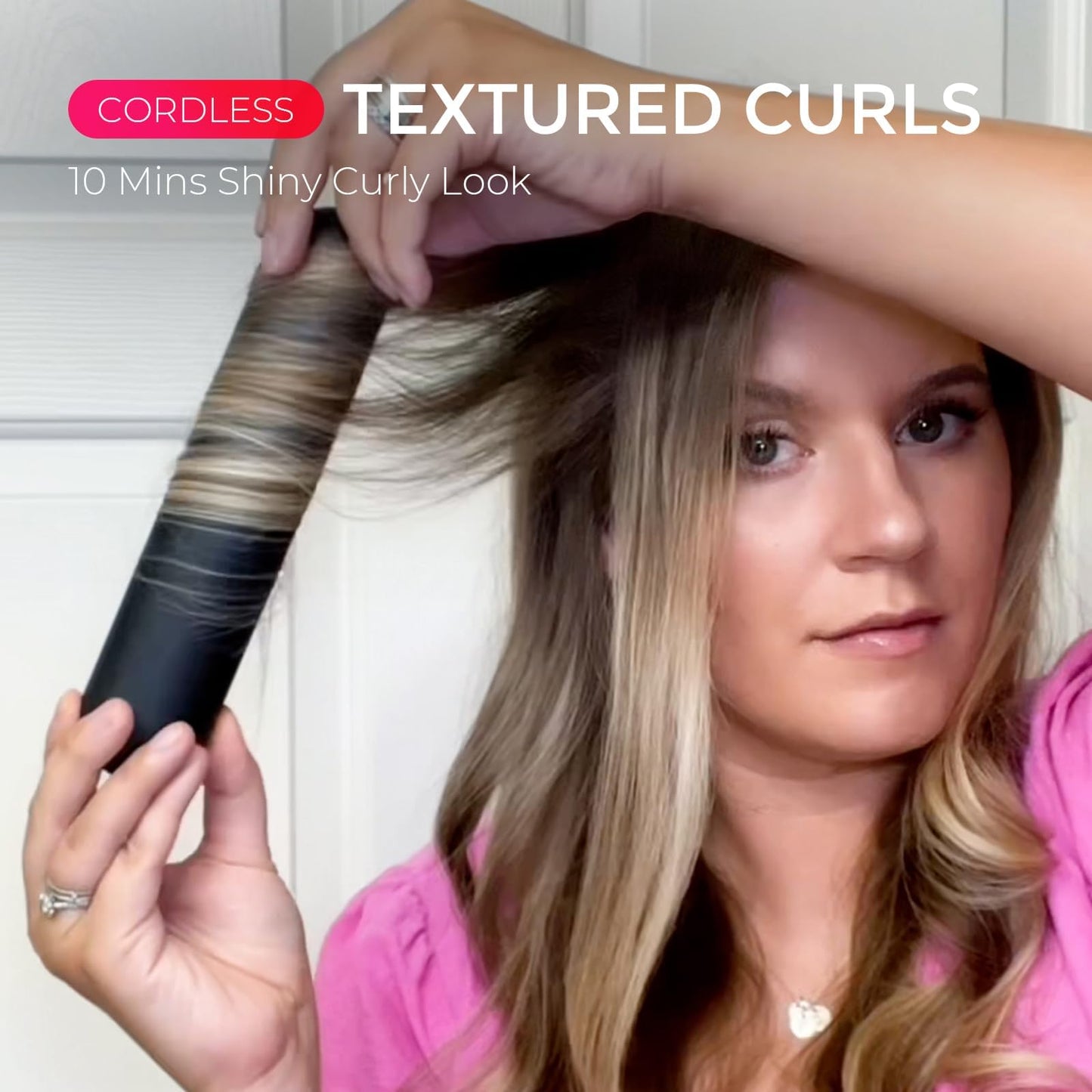 TYMO Cordless Hair Straightener Brush - Upgrade Porta ECO Portable Straightening Brush for Travel, Mini Hot Straightening Comb for Women, Ceramic Coating, Lightweight for Touch-ups,Anti-Scald, Black