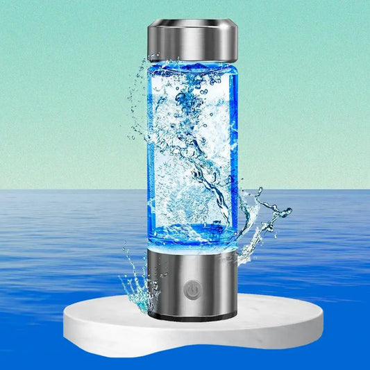H2next Hydrogen Water Bottle 2025 - H2next Hydrogen Revitalizer,14 Oz Rechargeable Portable H2next Hydrogen Water Bottle Generator, 6000+PPB, Pure for Your Health with Every Bite