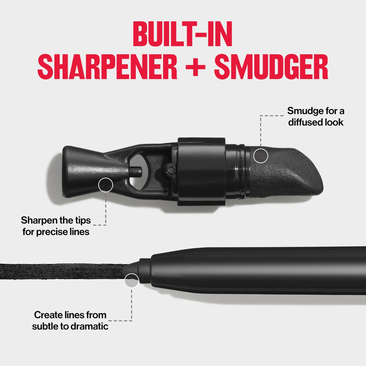 Revlon ColorStay Pencil Eyeliner with Built-in Sharpener, Waterproof, Smudgeproof, Longwearing Eye Makeup with Ultra-Fine Tip, Black Violet, 0.028 oz