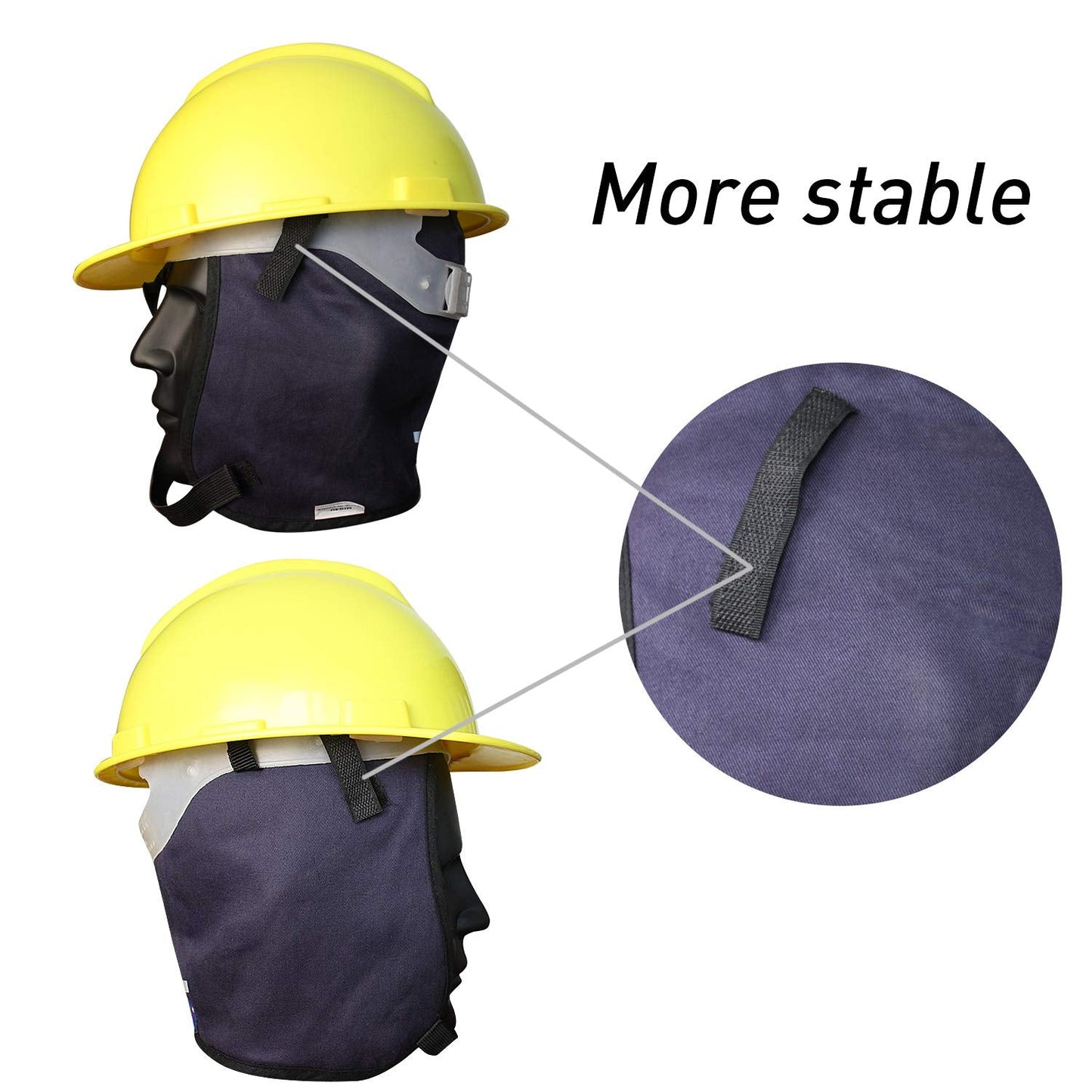 MIG4U Hard hat Winter Helmet Liner Flame Resistant (Chin Length)