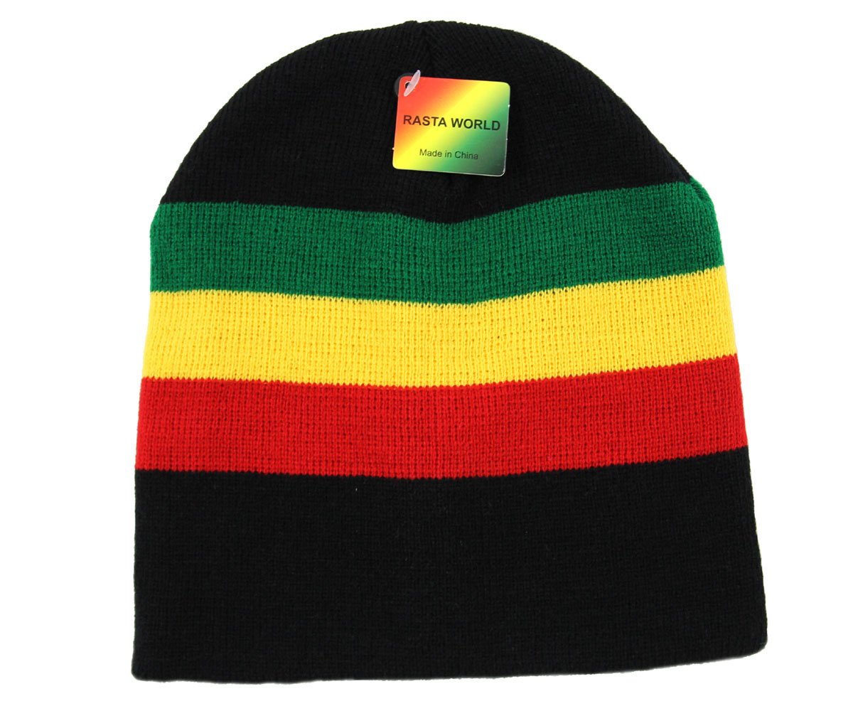RW Rasta Beanie (Black/Rasta)