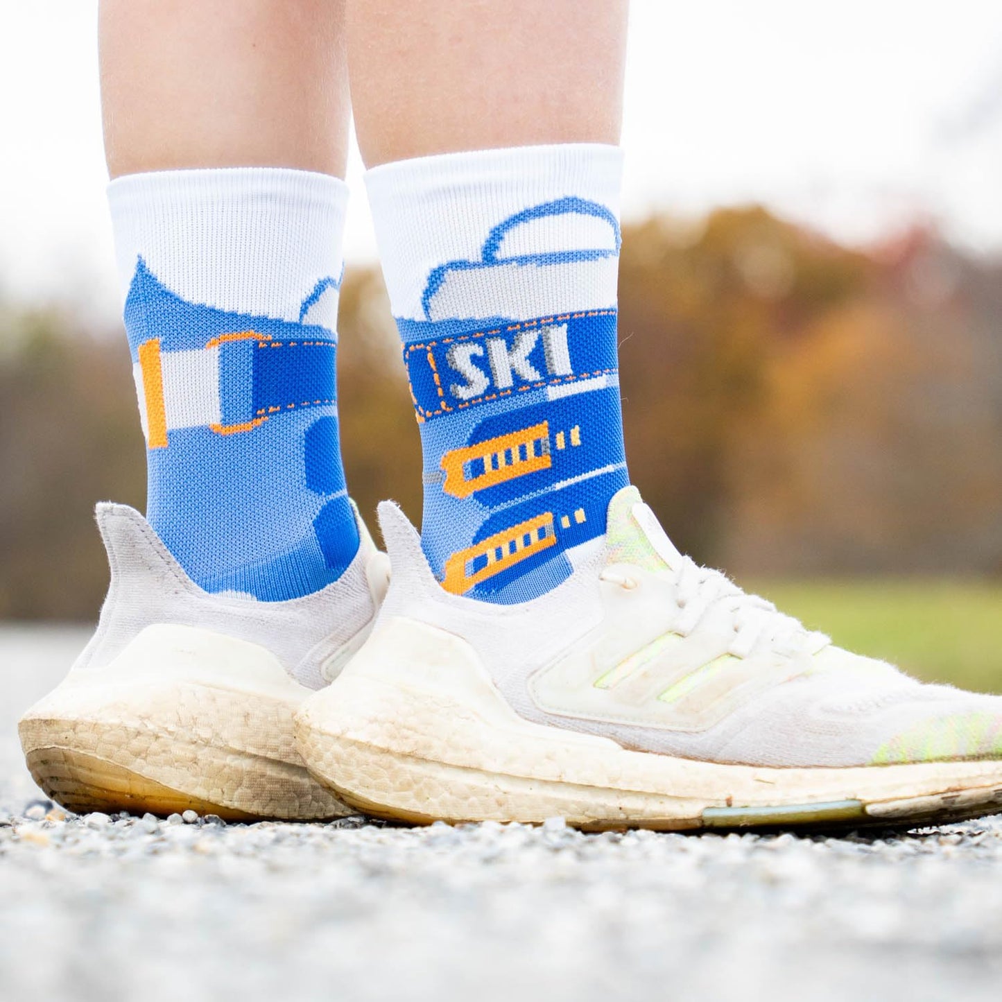 ChalkTalkSPORTS Ski Performance Crew Socks - Everyday Casual Ski Socks - Ski Boot Adult - Skiing Mid-Calf Socks - Adult