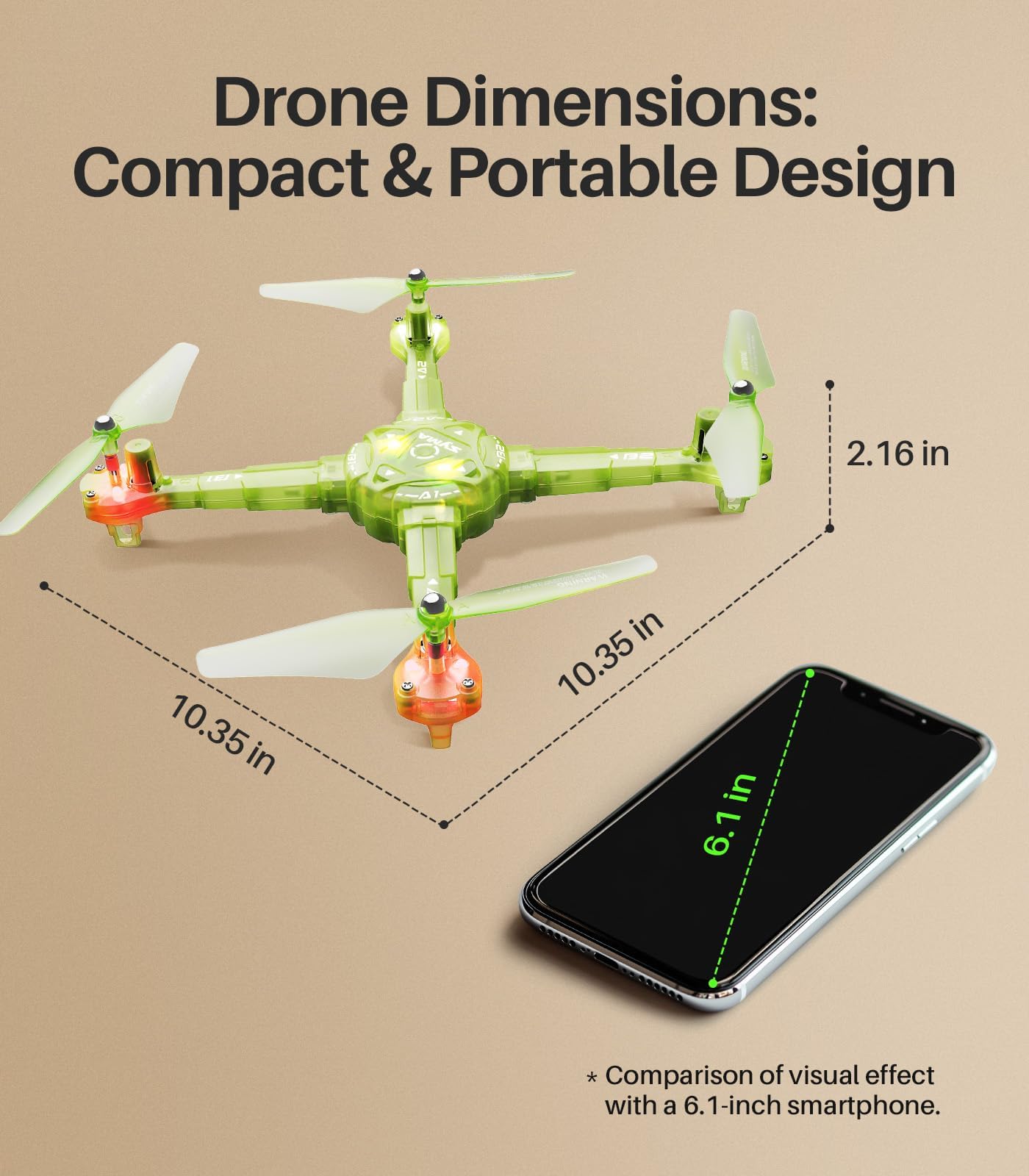 SYMA Kids Drone with 7-Color LED Light, X440 Indoor Drone for Adults with Altitude Hold, 360°Flip Lightweight RC Helicopter, 2 Batteries Easy to Fly Gift for Kids Beginners