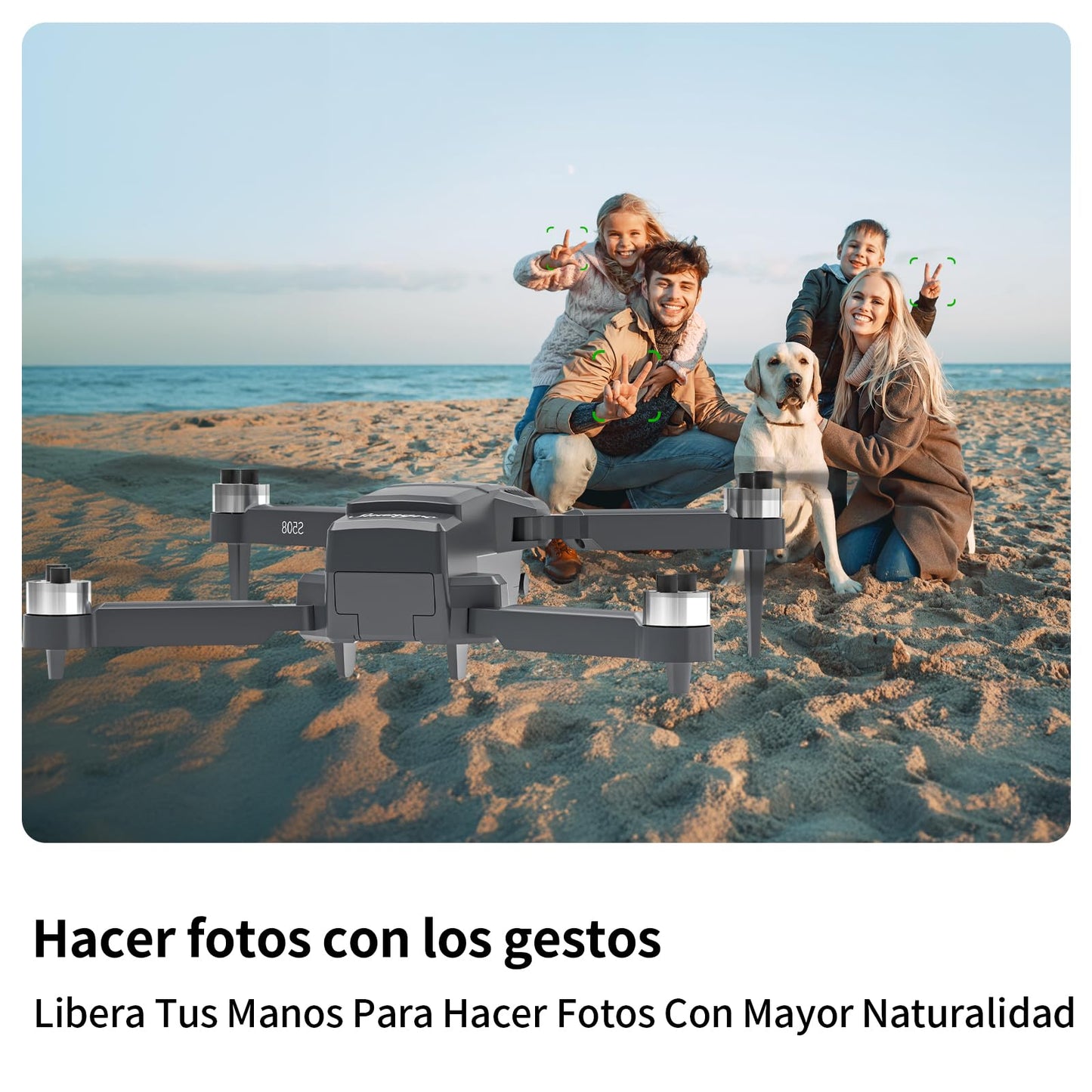 S508 Mini Drone with Camera 90°adjust, Remote Control Helicopter for Beginners, FPV RC Quadcopter with 720P Live Video Camera, Foldable Drone with Upgrade Altitude Hold, Gravity Control, Carry Case