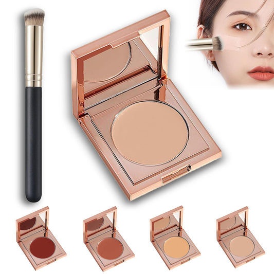 Colored Clay CC Undereye Corrector for Dark Circles, Eye Concealer with Bruth for Women, Under-eye Brightener & Primer Eye Color Corrector, Waterproof Long-lasting Cover up Makeup (Ivory, 0.18oz)