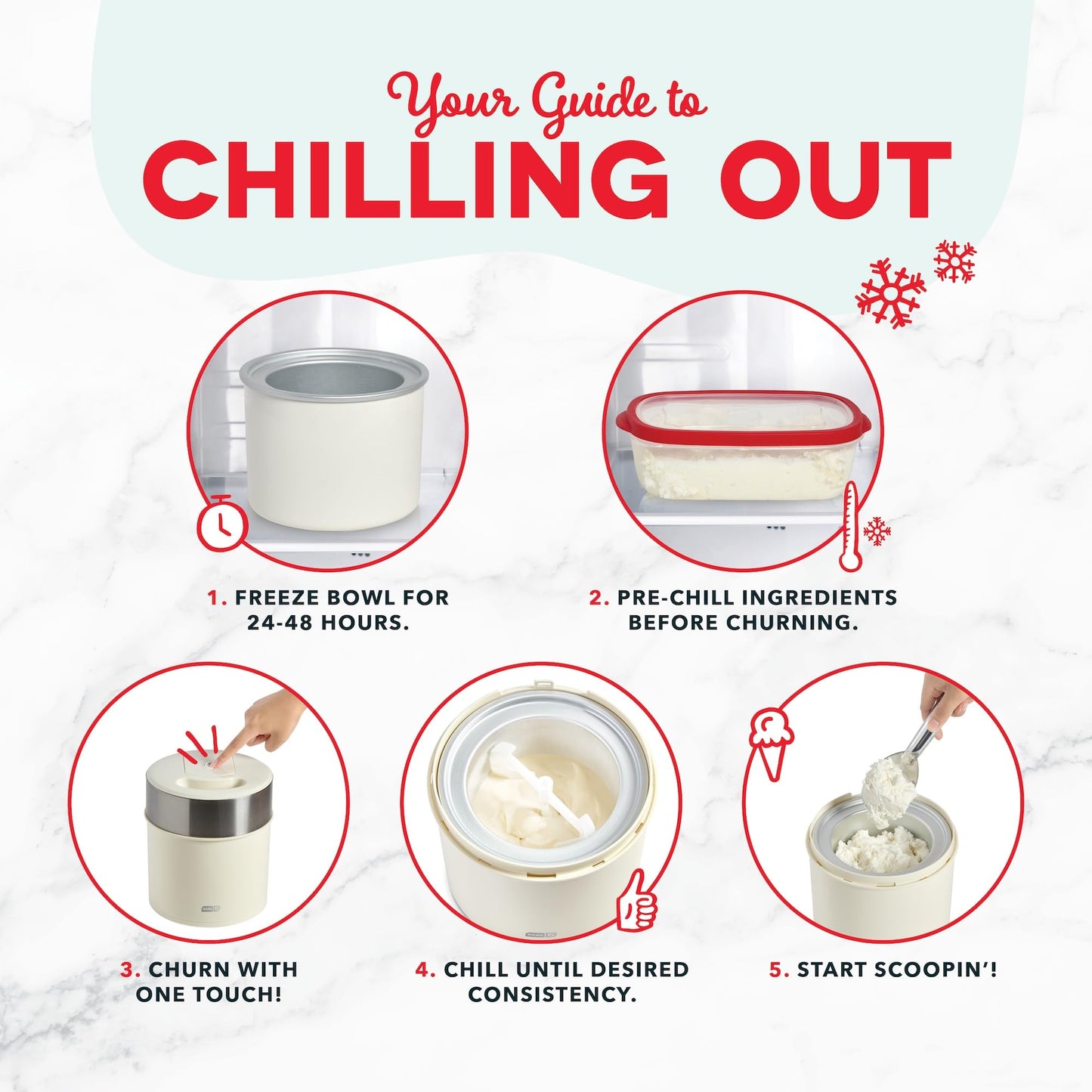 Dash Deluxe Gelato & Ice Cream Maker, 2qt - cream