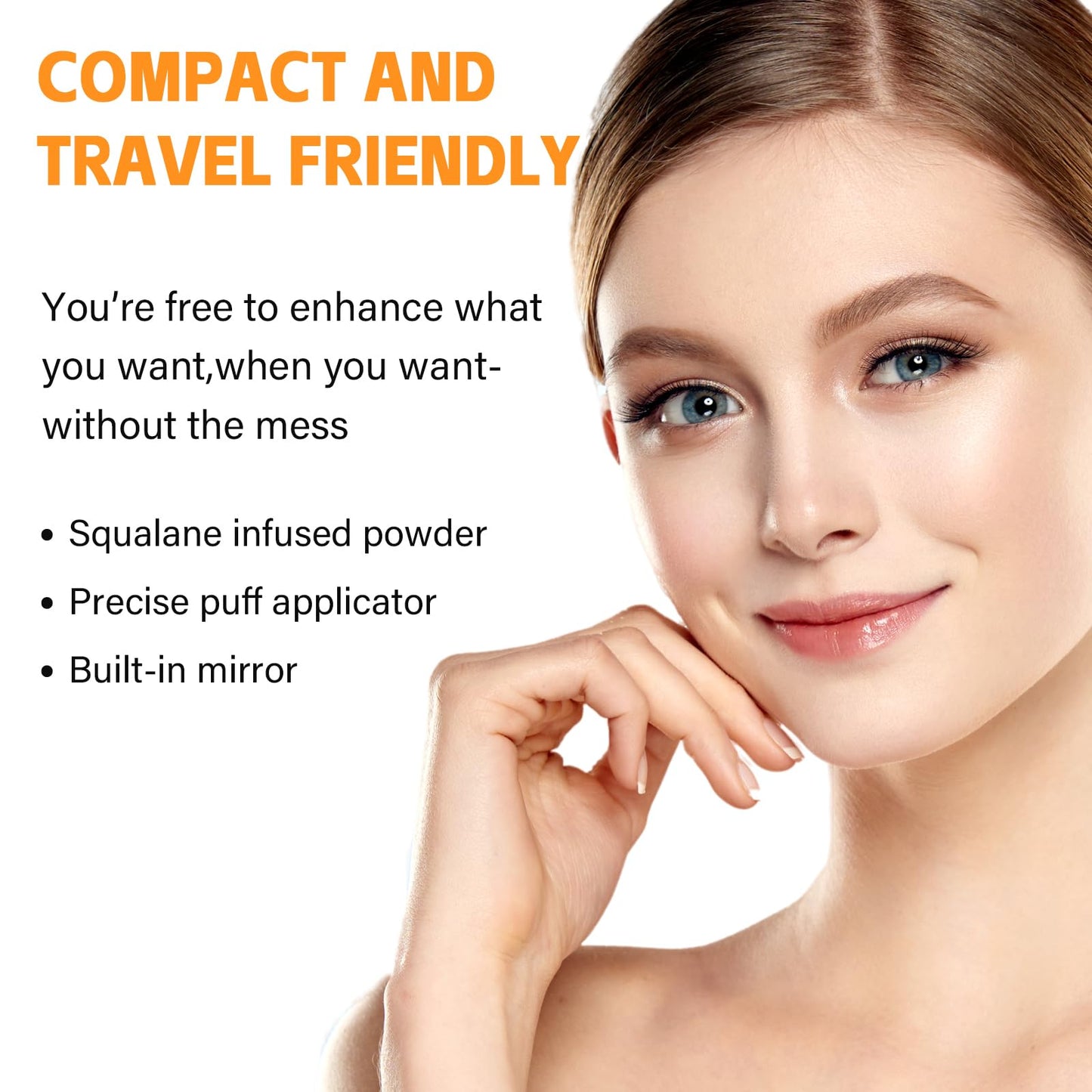 Root Touch Up Instantly Gray Coverage Powder, Conceal Hair Loss and Thinning Hair For Women and Men, Hair Fibers (Brown)