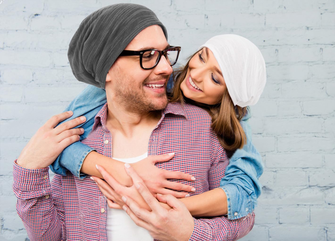 Ruphedy Men Summer Slouchy Beanie Long Baggy Thin Lightweight Skull Cap B011h (B402-Grey)