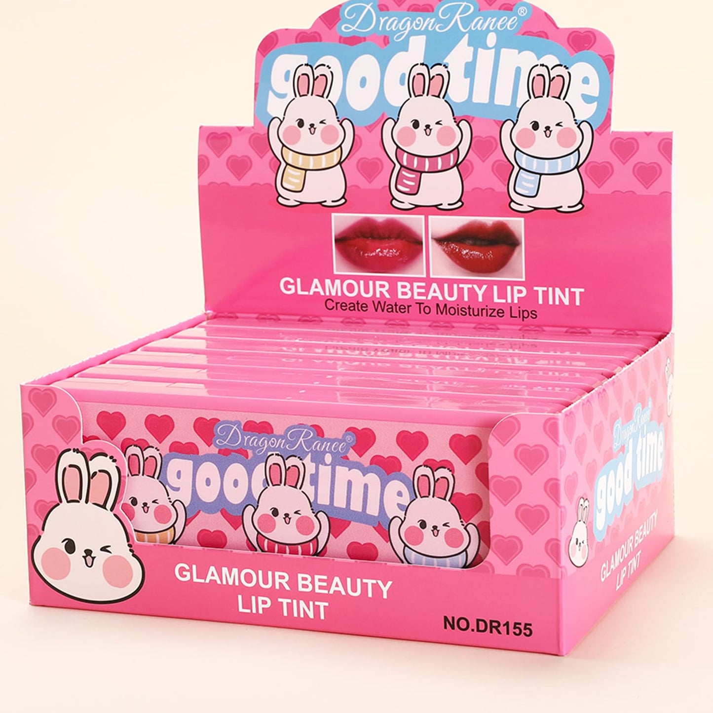 Eakroo 10 Colors Lip Tint Stain Set, Korean Lip Gloss Watery Lip Stain Tint Moisturizing Mini Liquid Lipstick Set, Multi-Use Lip and Cheek Tint, Non-Stick Cup, High Pigment, Long-Lasting, Vivid Color