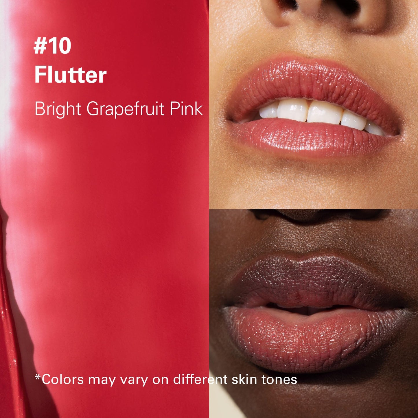 Melixir Vegan Lip Butter #10 Flutter(Tinted) (+11 more colors), Bee Free, Petrolatum Free, Deep Nourishing Plant-Based Vegan Chapstick, Lip Balm for Dry, Cracked and Chapped Lips