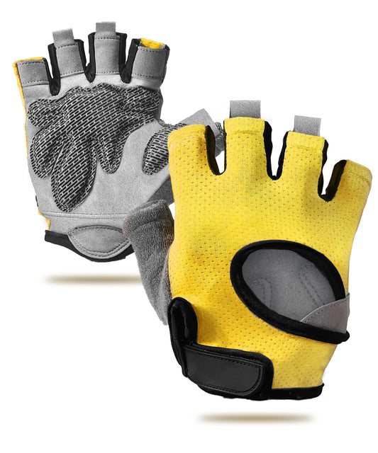 sunnex Gym Gloves for Women, Workout Gloves Women, Fingerless Gloves for Weightlifting, Lightweight Breathable Fitness Gloves, Sports Gloves for Training Lifting Weight Cycling Climbing Rowing