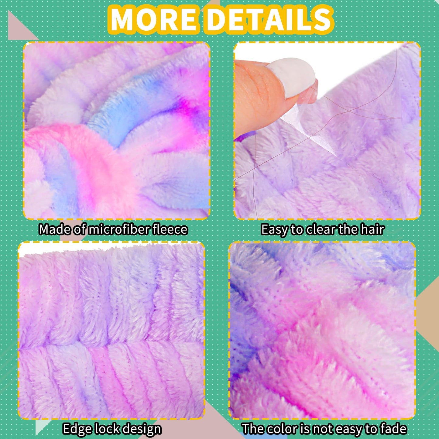 WSYUB Headband for Washing Face, Spa Headband,Makeup Headband for Stuff Gift Sleep Over Girls Night and Spa Day,Face Wash Headband