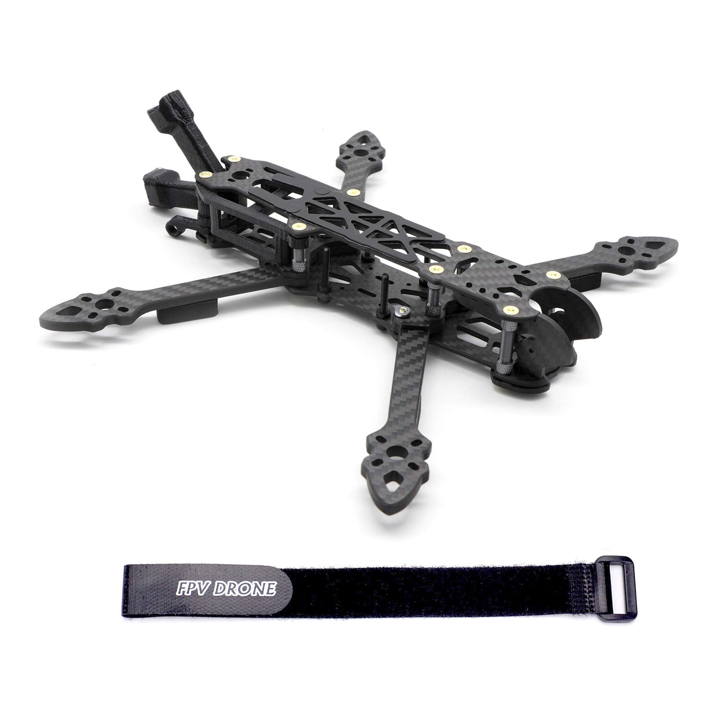 FPVDrone 224mm HD 5 inch FPV Racing Drone Frame Carbon Fiber Quadcopter Frame kit for DJI FPV HD Unit