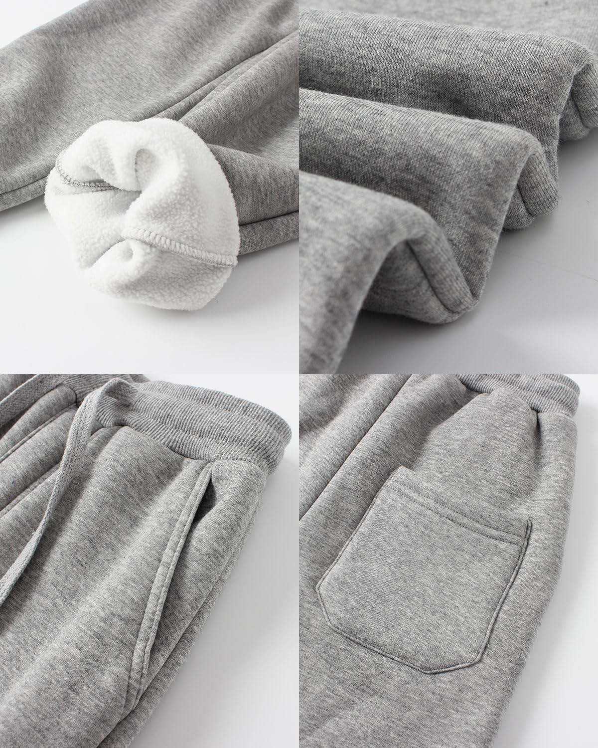 Enfants Chéris Kid Winter Warm Pants Girl Fleece Sweatpants Joggers Size 8 Pink