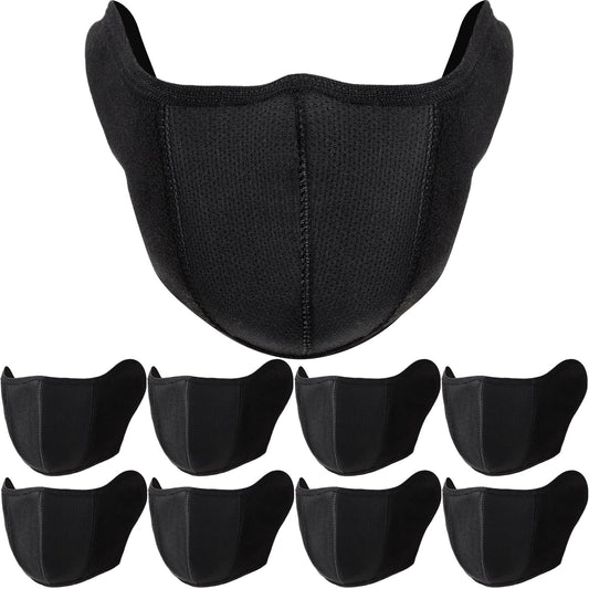 9 Pack Winter Half Face Mask Motorcycle Face Mask Balaclava for Men Half Ski Mask for Running Riding Snowboarding Motorcycle Hiking and Outdoor Activities